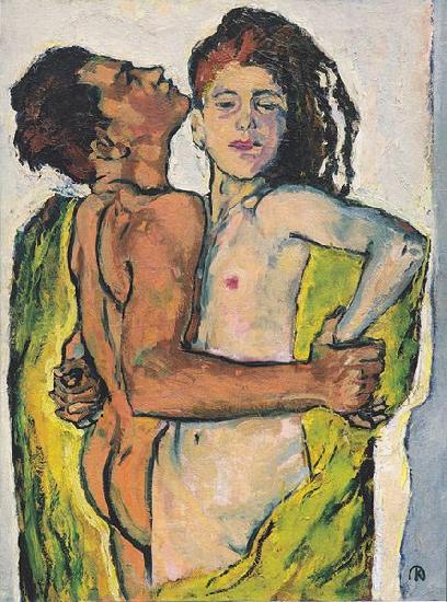 Koloman Moser Liebespaar oil painting image